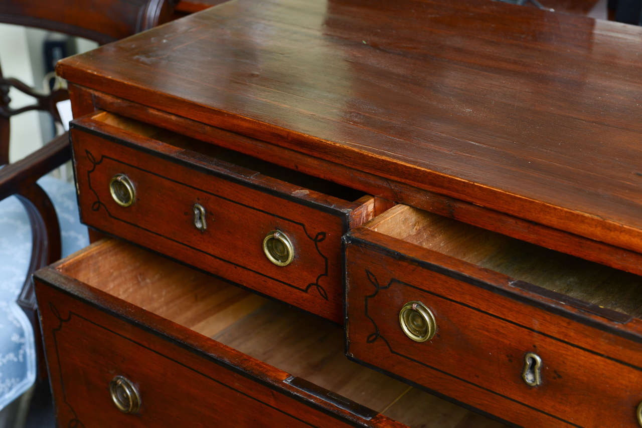 19th Century 19th.c Solid Mahogany Chest of Drawers