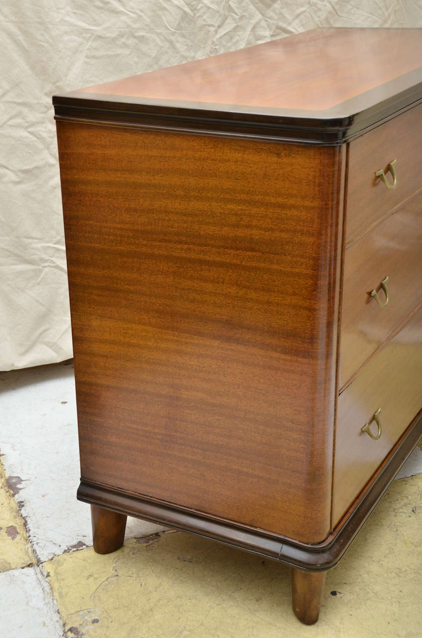 American Art Deco 3 Drawer Commode 1