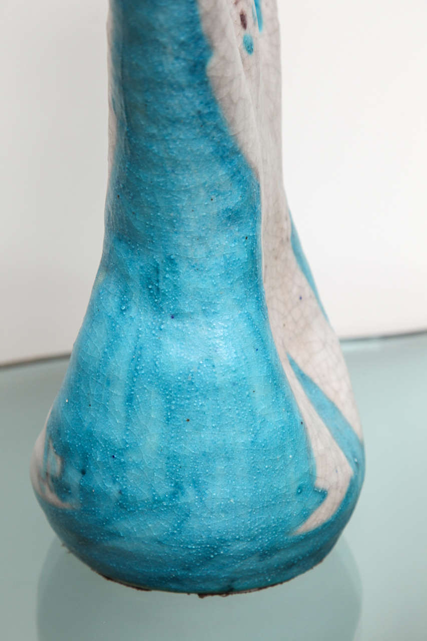 Triple Spouted Ceramic Vase by C.A.S. Vietri 1