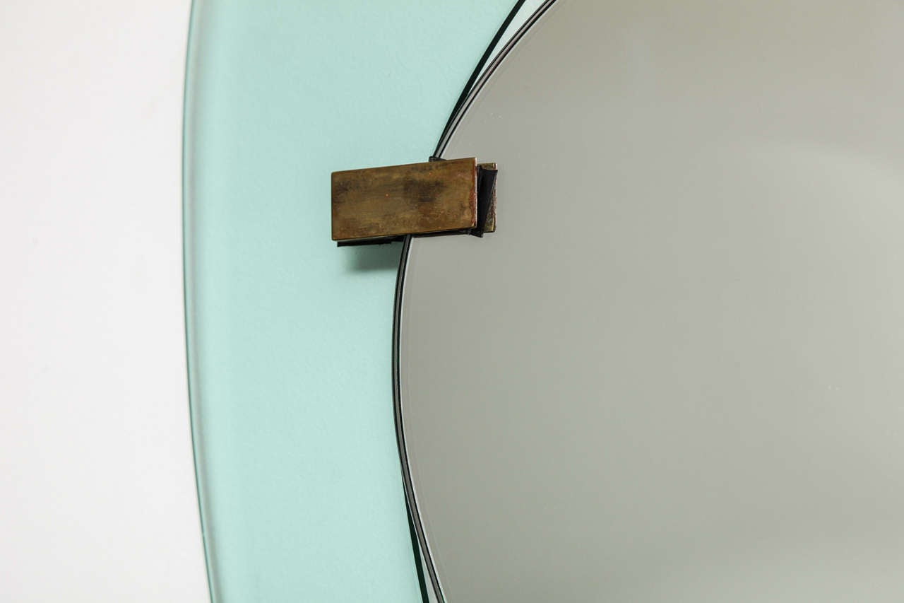 Mid-20th Century Rare Asymmetrical Mirror by Fontana Arte