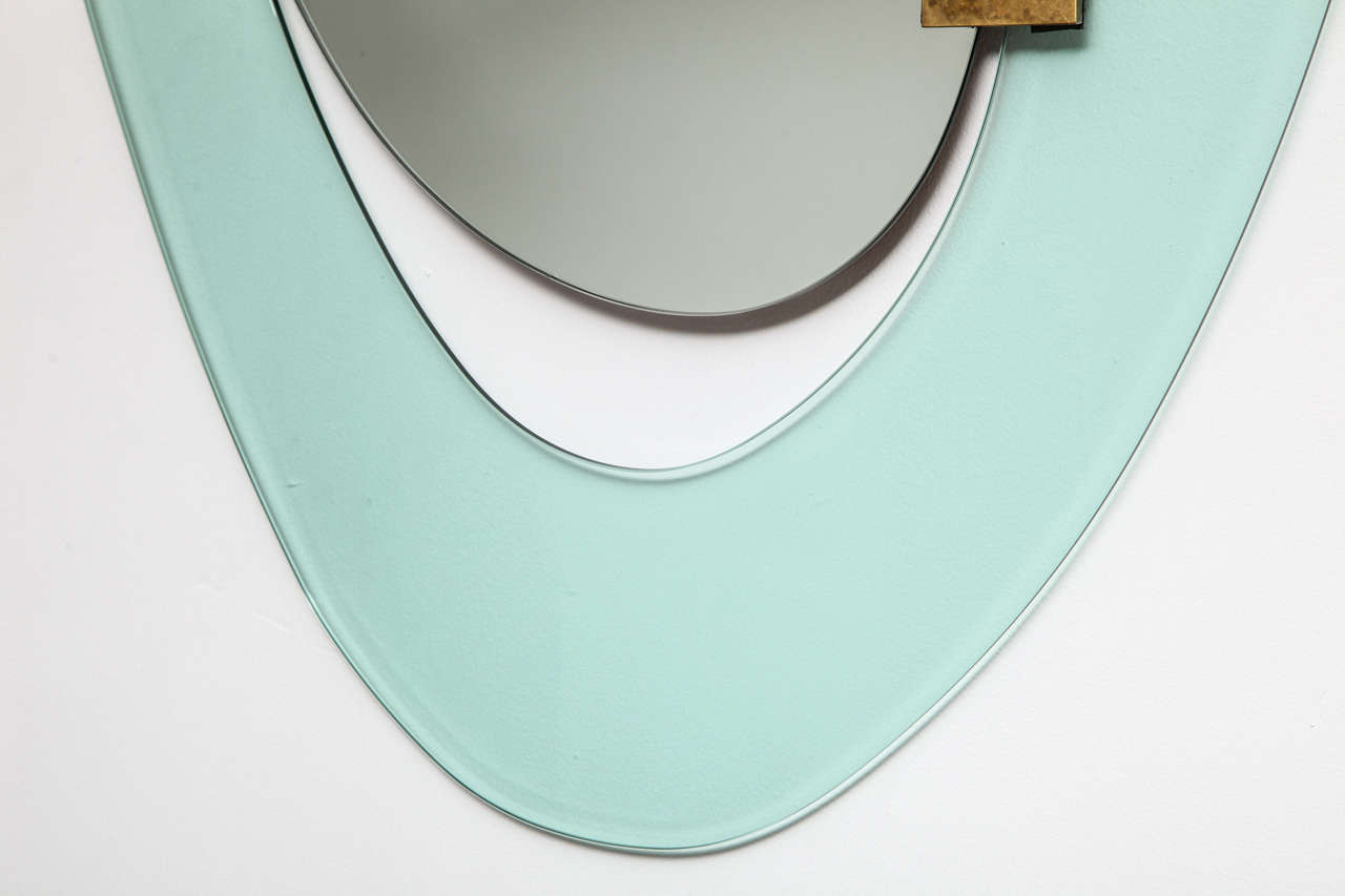 Rare Asymmetrical Mirror by Fontana Arte 2