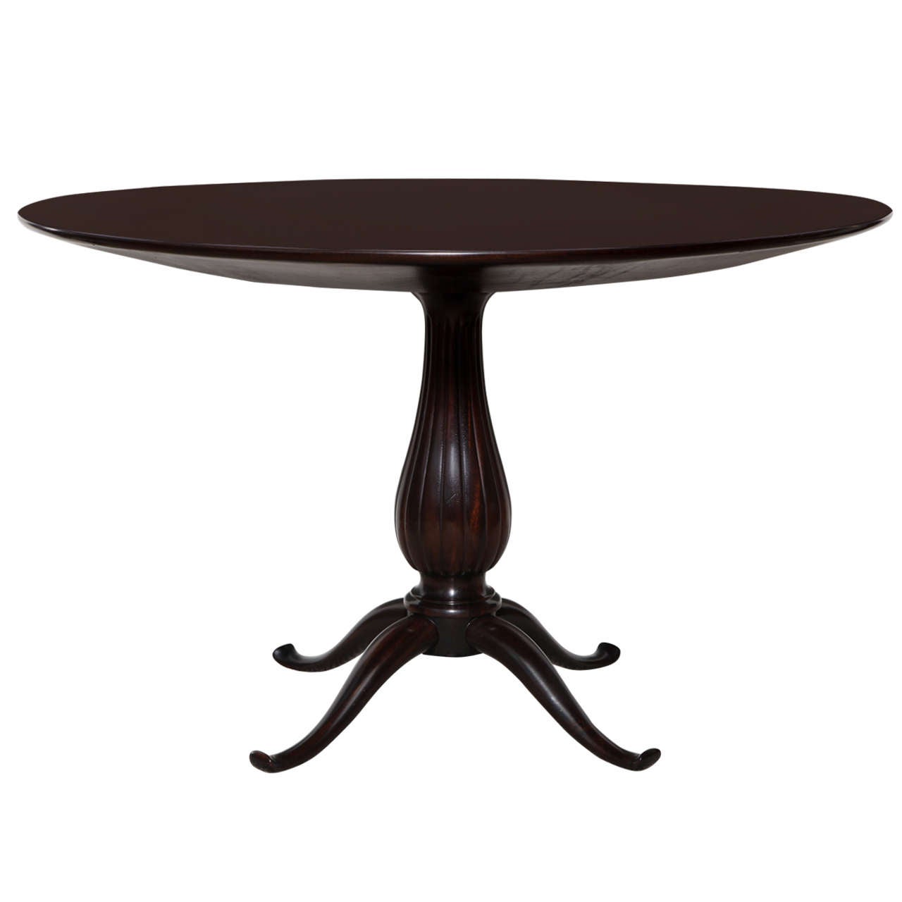 Circular Pedestal Table by Paolo Buffa