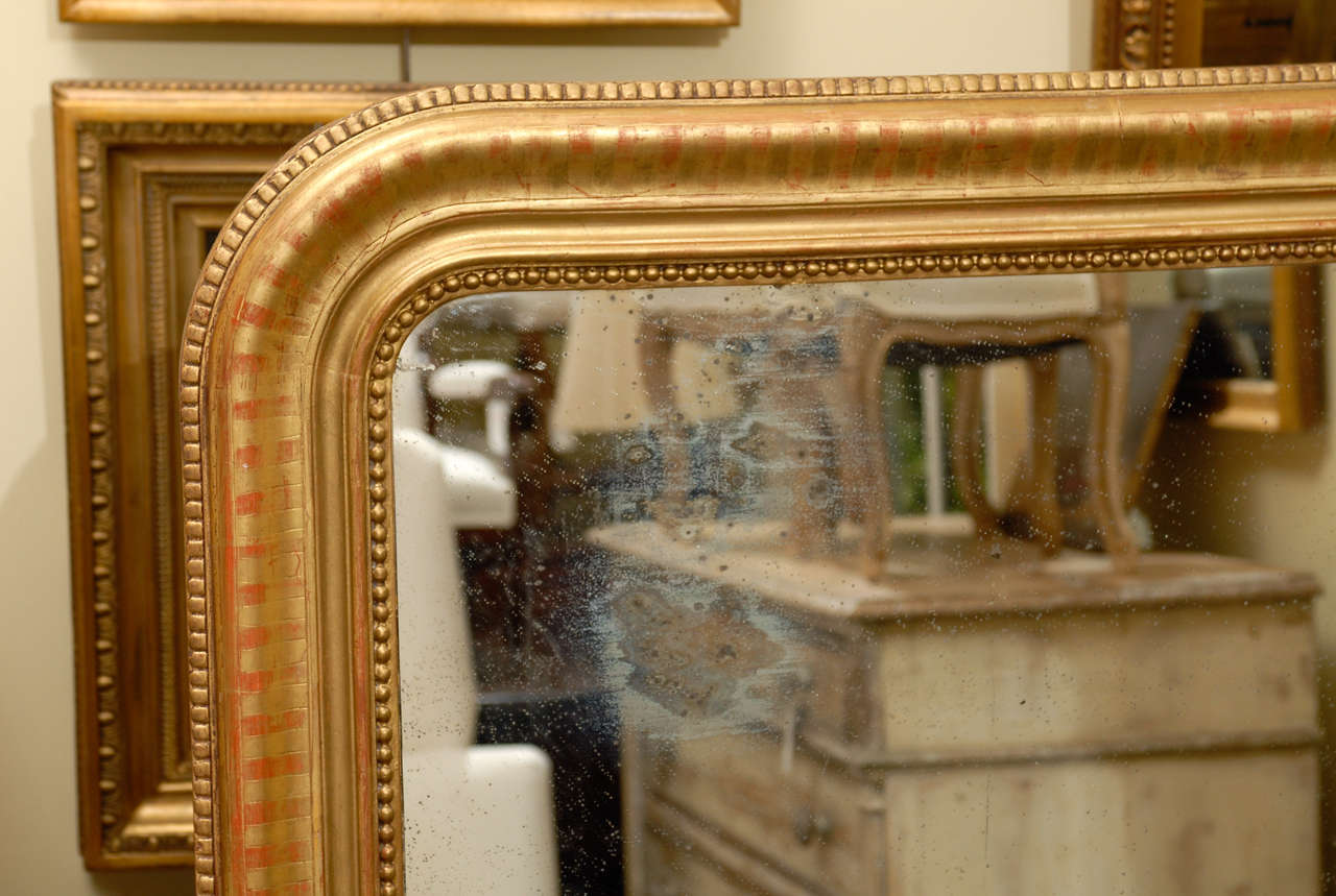 Large French Gilt Louis Philippe Style Mirror 2