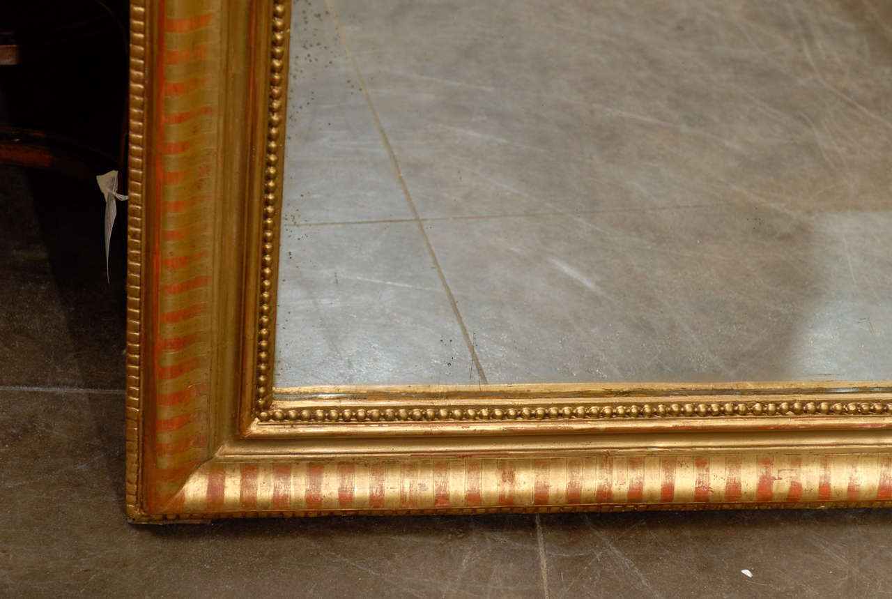 Large French Gilt Louis Philippe Style Mirror 4