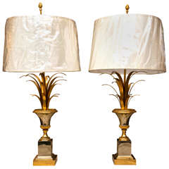 Pair of Vase Roseaux Table Lamps 2