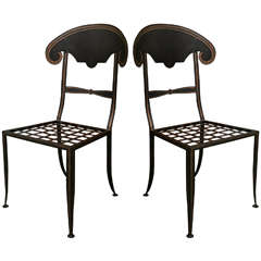 Set of Four Metal Chairs