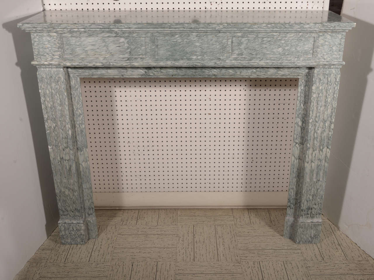 Light Green Marble Fireplace Mantel