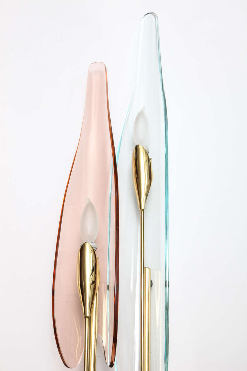 Cast Pair of Fontana Arte 