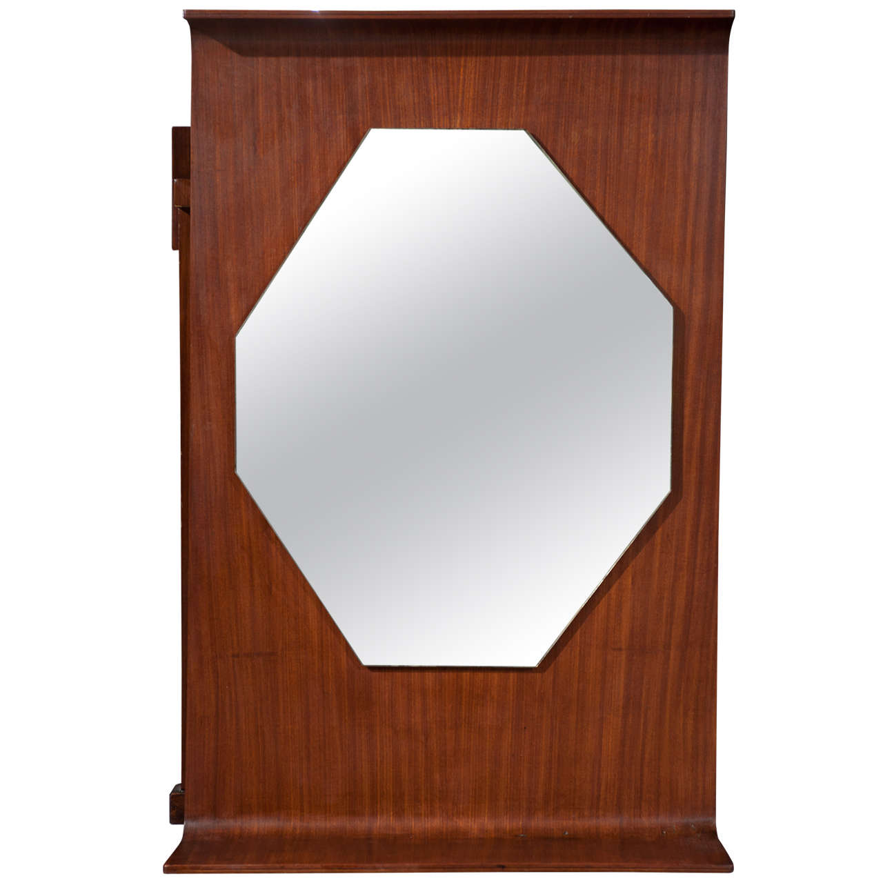1960's Italian Bentwood Mirror For Sale