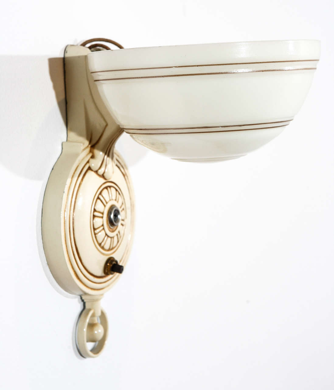 American Pair of Deco Sconces by Markel For Sale