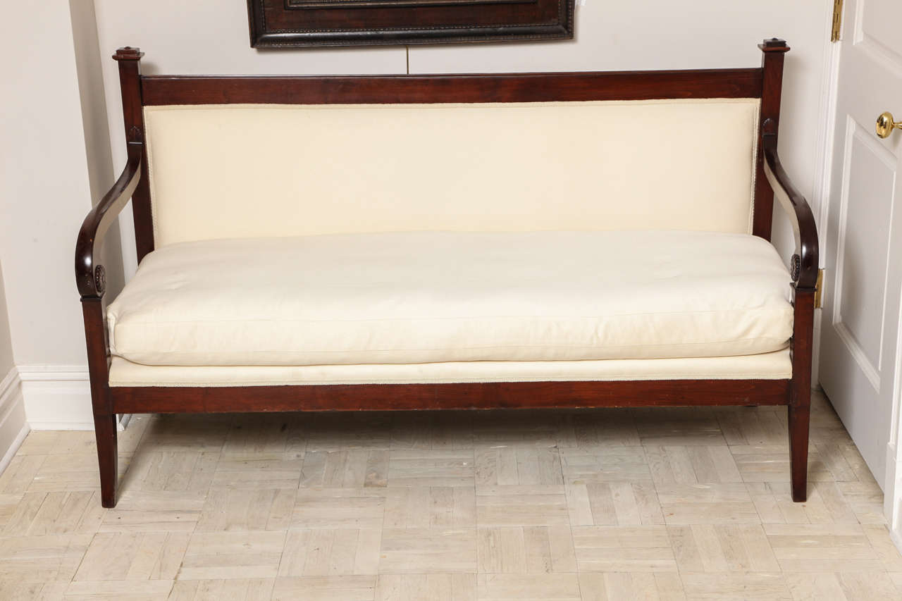 Restauration Mahogany Settee