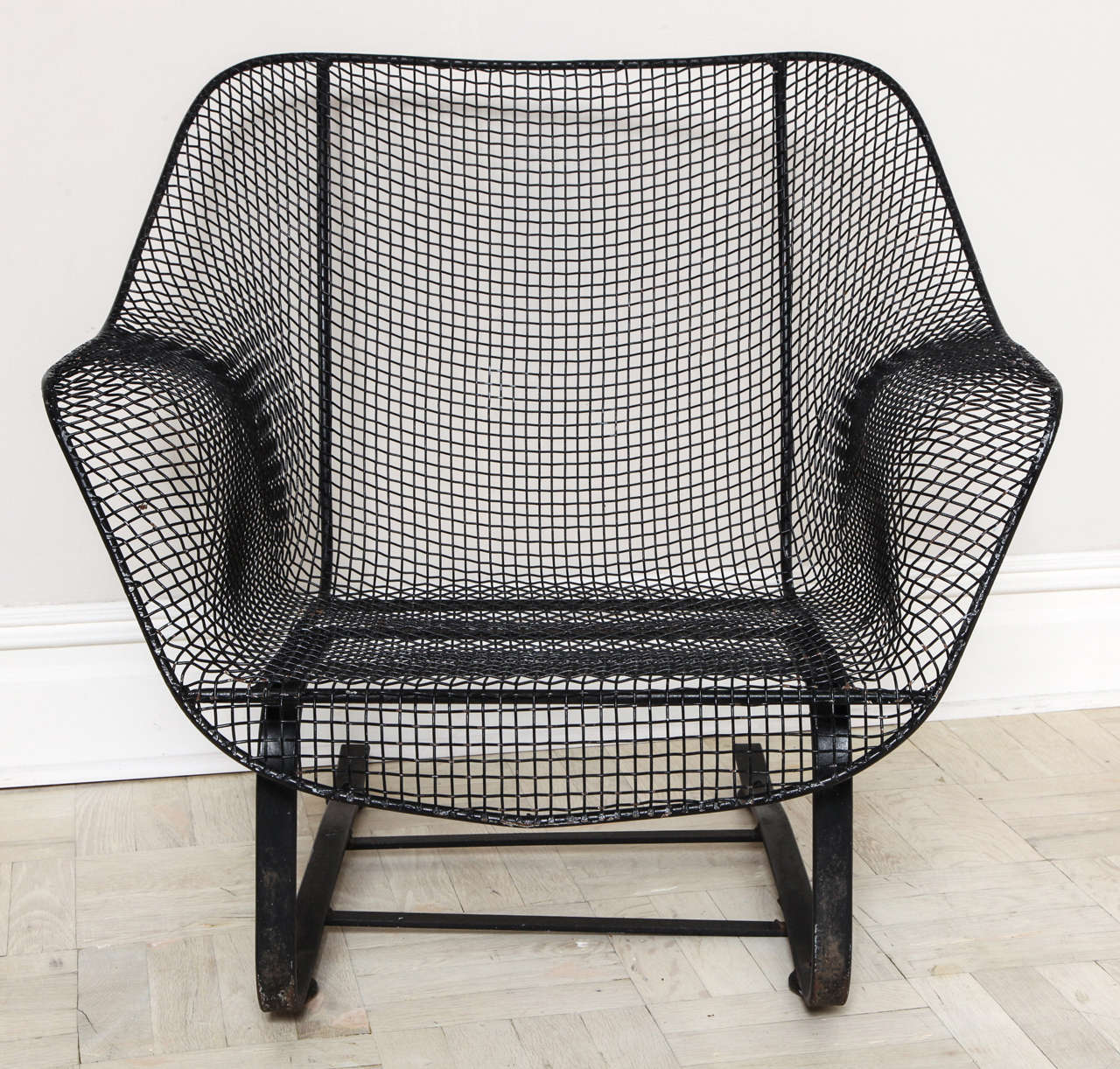 Mid-Century Modern Rare Mid-Century Woodard Sculptura Spring Rocker Chair