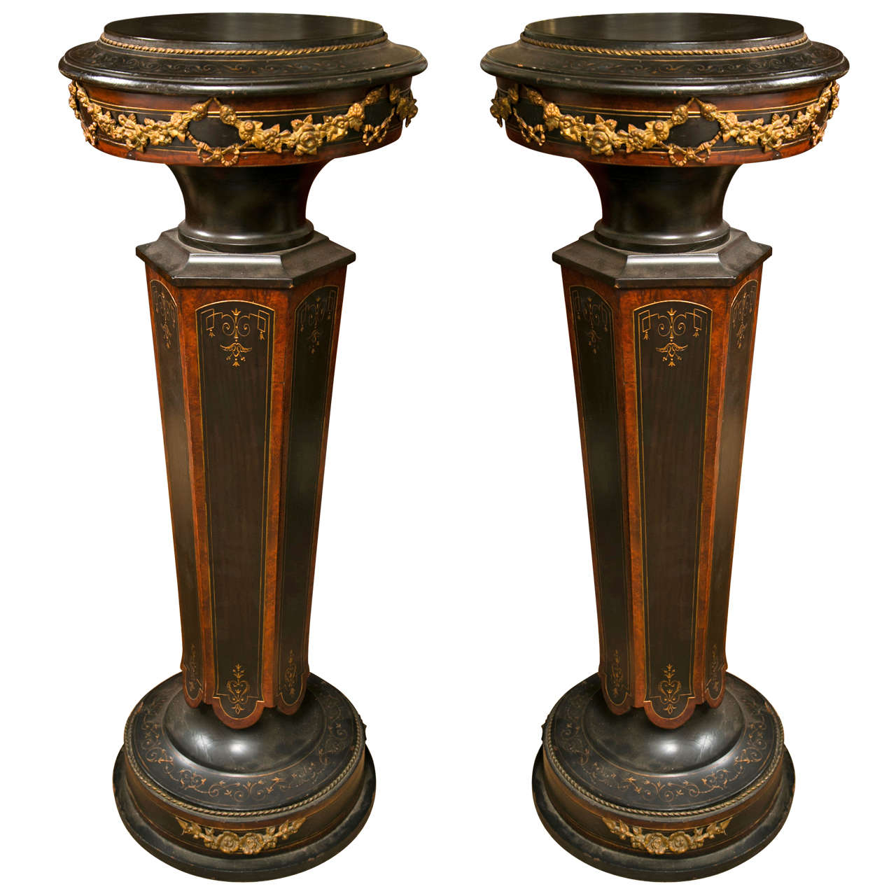 Pair Victorian Wooden Pedestals at 1stDibs victorian pedestal Pair Victorian Wooden Pedestals at 1stDibs victorian pedestal