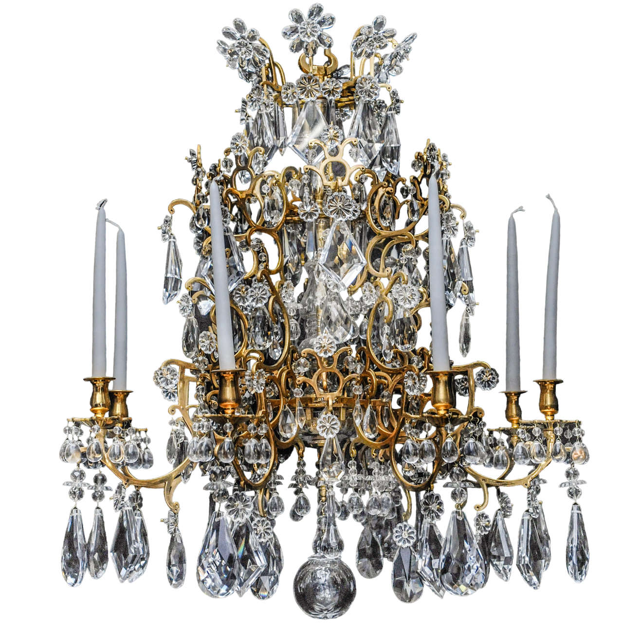 17th c. Style Italian 8 light Chandelier For Sale