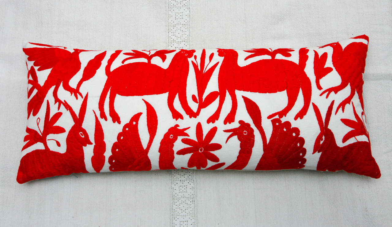 otomi embroidered fabric