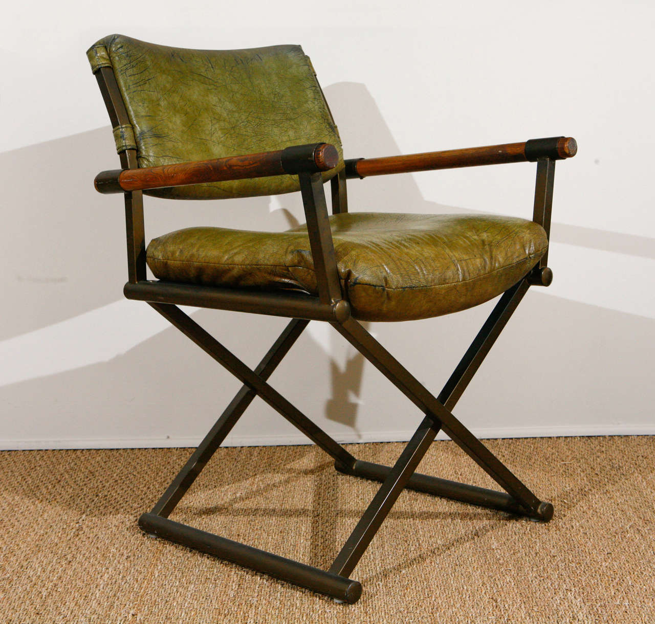 Campaign Chairs in the style of Cleo Baldon In Good Condition In Los Angeles, CA