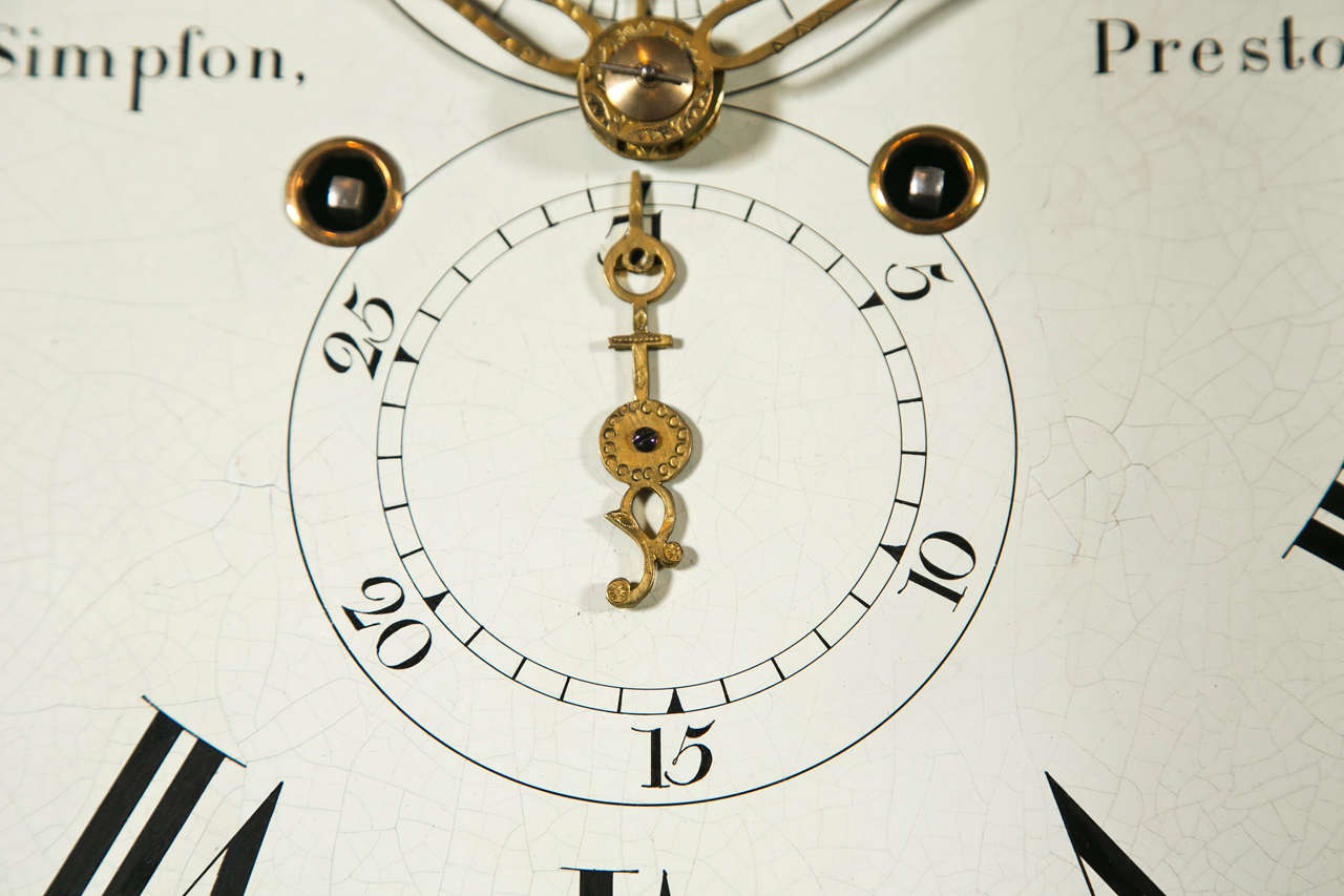 18th Century and Earlier English 18th Century Long Case Clock For Sale