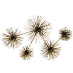 A Midcentury Curtis Jere Signed "Pom Pom" Sculpture