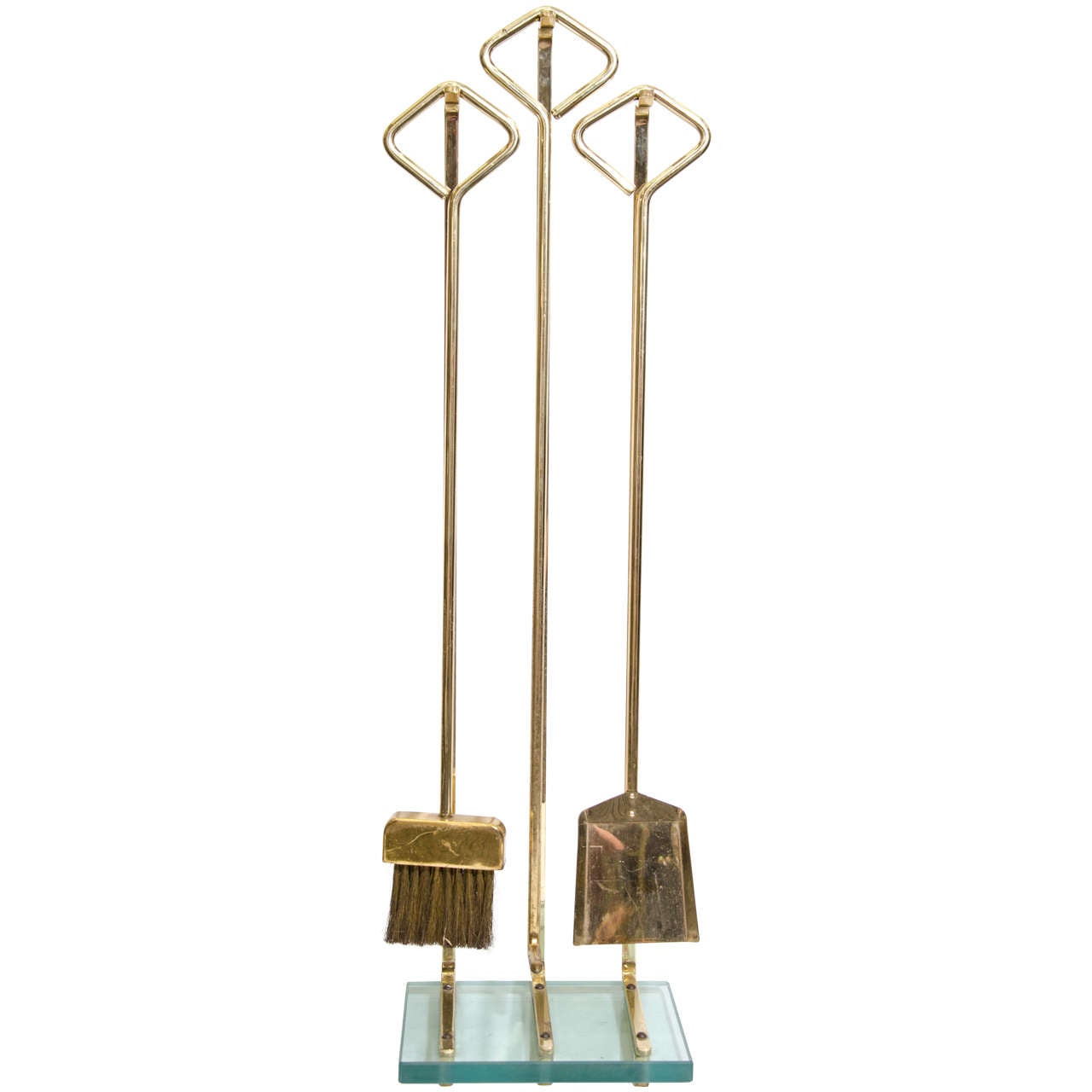 Set of Mid Century Fire Tools Attributed to Fontana Arte