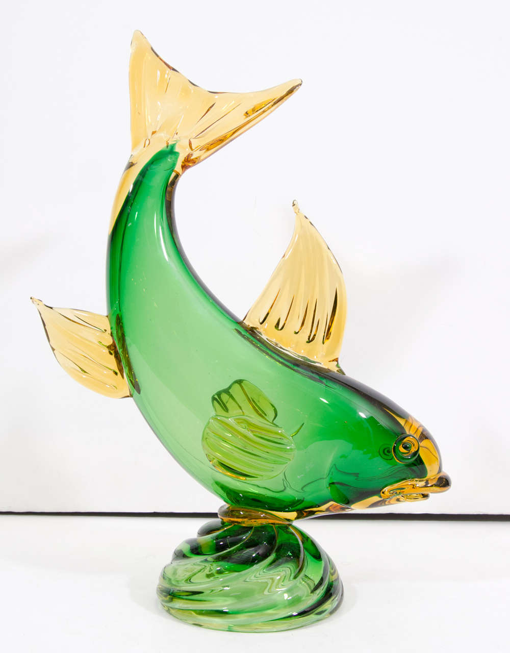 A Mid Century Murano Glass Fish Sculpture at 1stDibs antique glass