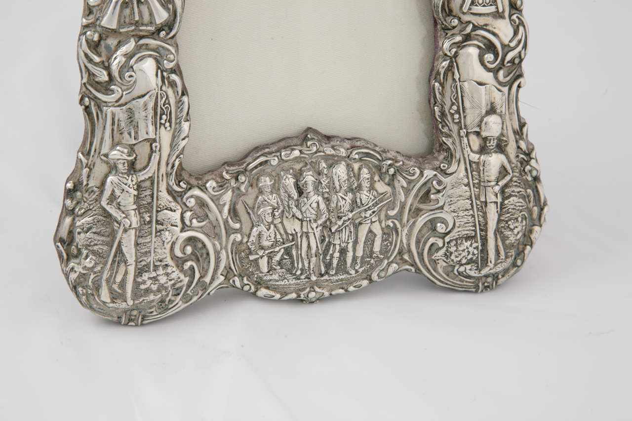 British An Antique Photo Frame of Boer War Interest