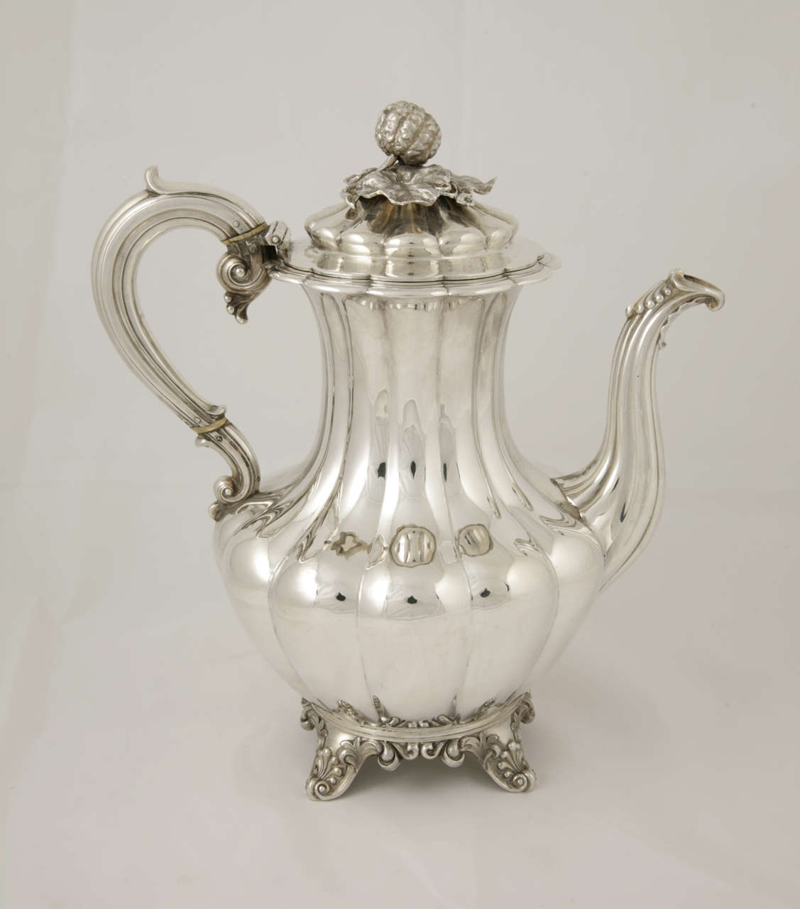 Antique Victorian Silver Tea & Coffee Service 1