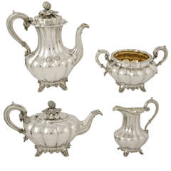 Antique Victorian Silver Tea & Coffee Service