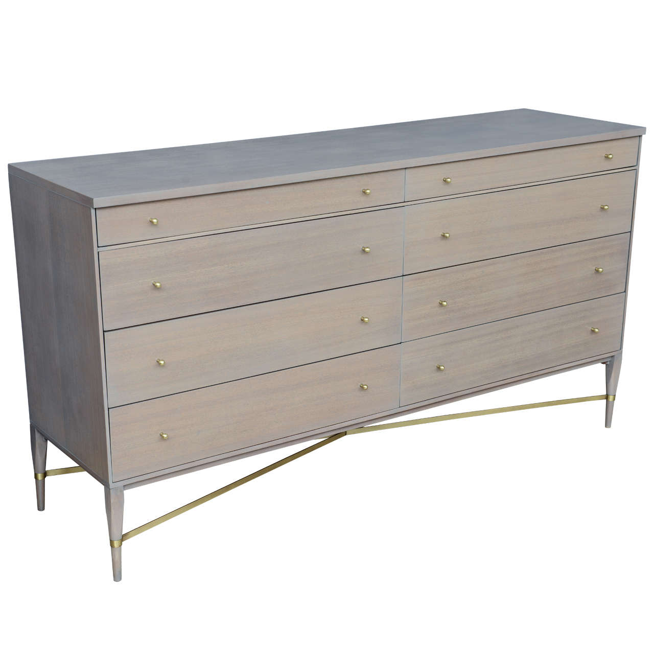 Paul McCobb Dresser for Calvin in Grey Bleached Walnut