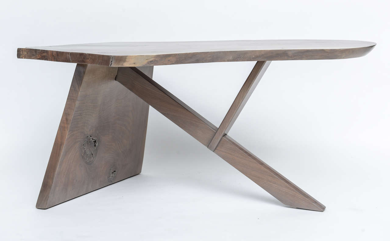 American Free-Edge Coffee Table in the Manner of Nakashima