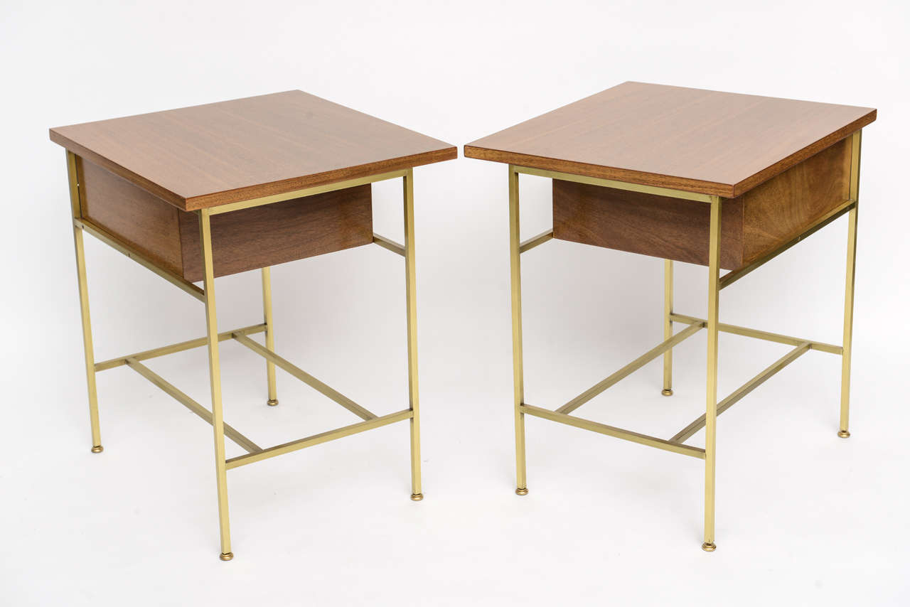 Pair of Paul McCobb Calvin Group End Tables 3