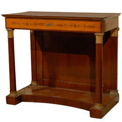 Italian Neoclassical Inlaid Console