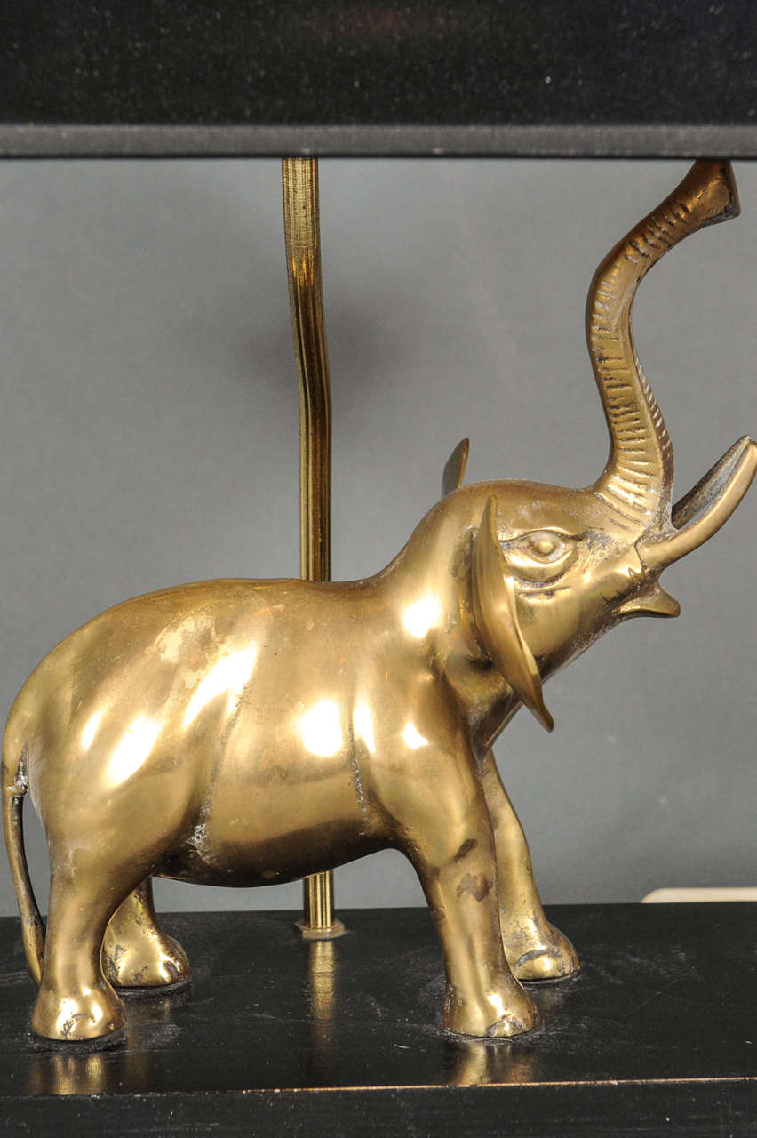 Mid-Century Modern Maison Charles elephant lamp