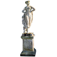 A 19th century figure of "La Danseuse" (9-4 ft high)