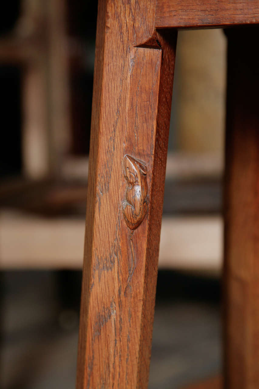 mouseman furniture stool