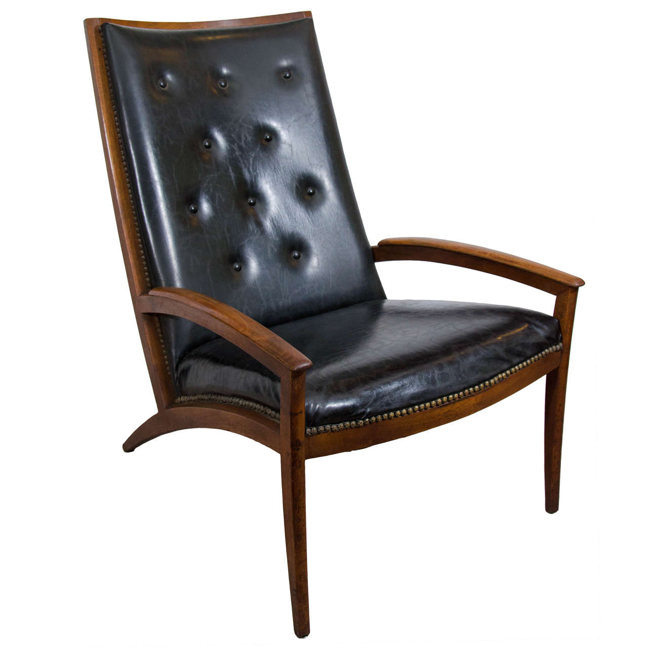 Midcentury Parallel Group Chair by Barney Flagg for Drexel