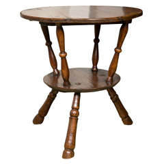 Round Two Tier French Table