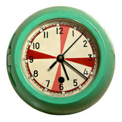 Green 1960s Russian Submarine Clock