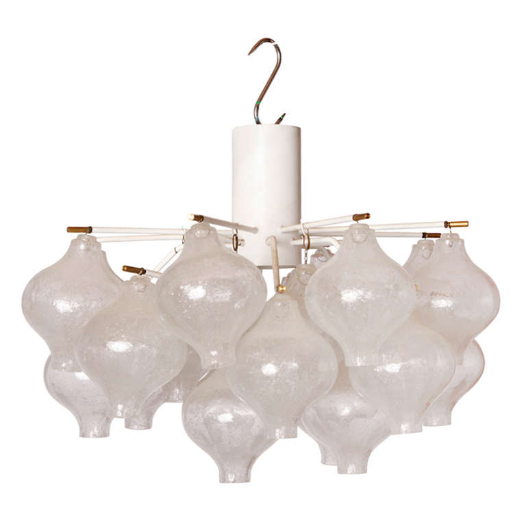 Kalmar Onion Glass Chandelier at 1stDibs