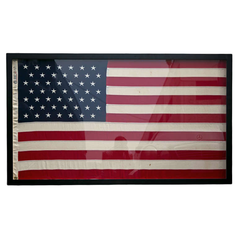 Framed 49 Star United  States  Flag For Sale