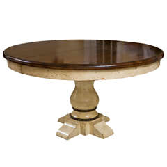 Pedestal  Round  Extension  Dining  Table