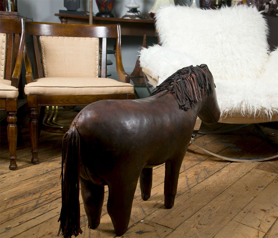 English Pony Ottoman by Abercrombie & Fitch