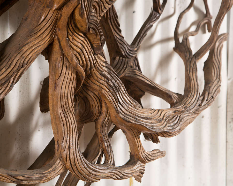 Large  Teak  Wood  Root Sculpture For Sale 4