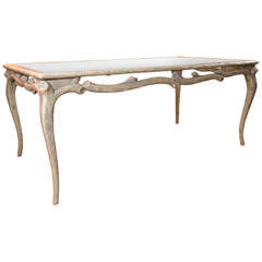 A Faux Bois Dining Table