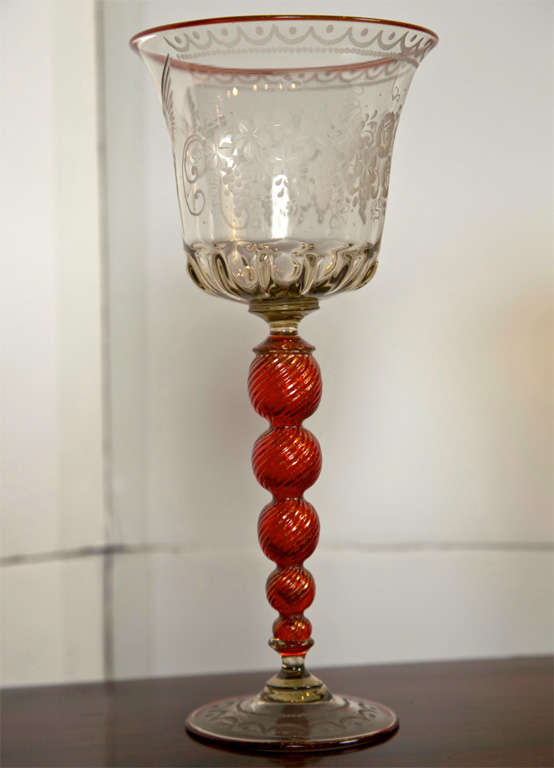 Gobelins aus venezianischem Glas (Radiert) im Angebot