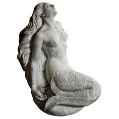 Carrara Marble Of Mermaid