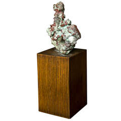 Copper Ore on Wood Pedestal