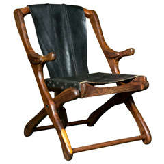 Folding Rosewood Lounge Chair By Don Shoemaker