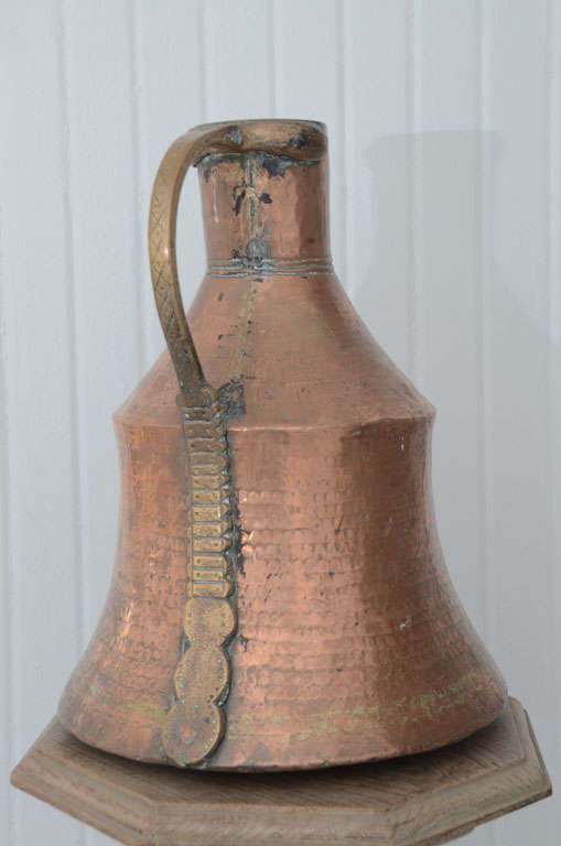 French Copper Pitcher In Good Condition For Sale In Sag Harbor, NY