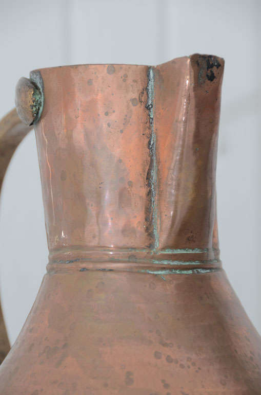 French Copper Pitcher For Sale 3