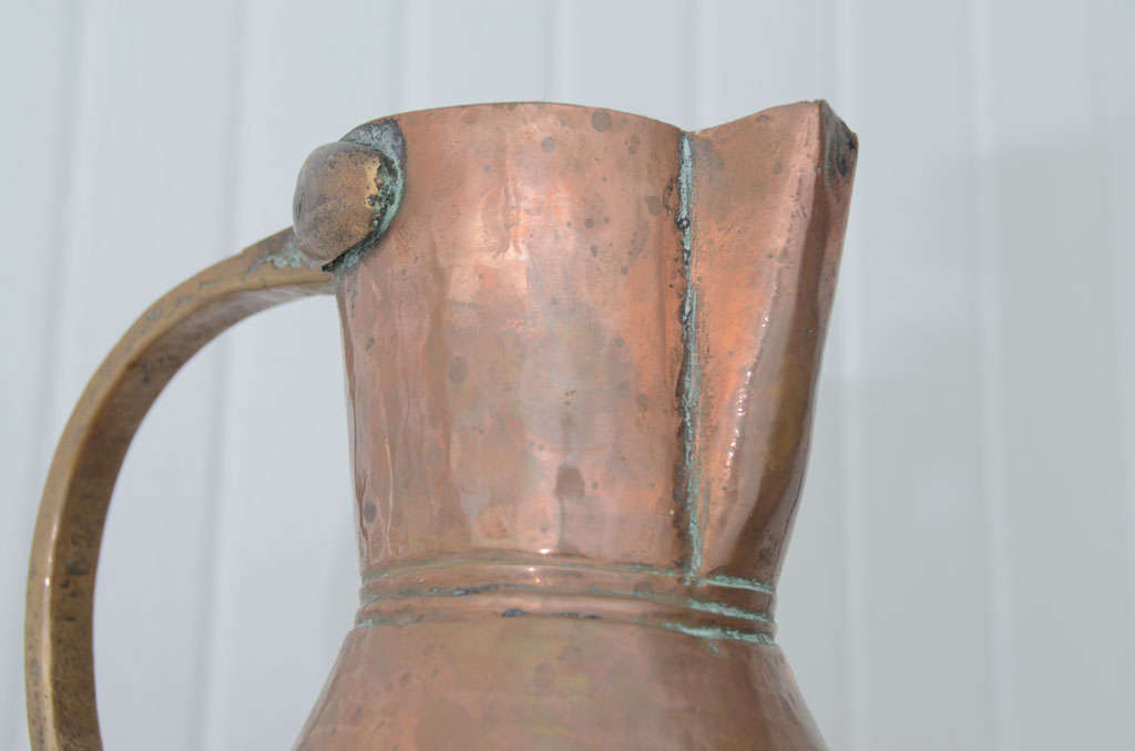 French Copper Pitcher For Sale 6